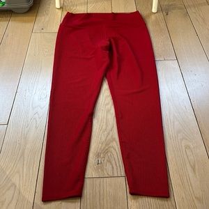 Red Ribbed BeachRiot Leggings